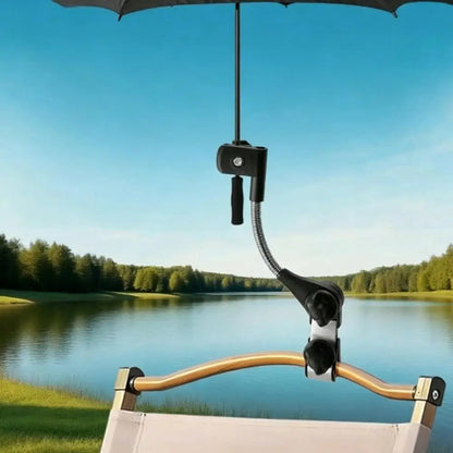 360° Adjustable Clip Baby Umbrella Holder for Stroller Chair Universal Holder For Fishing Camping Chair Outdoor Auto Scooter