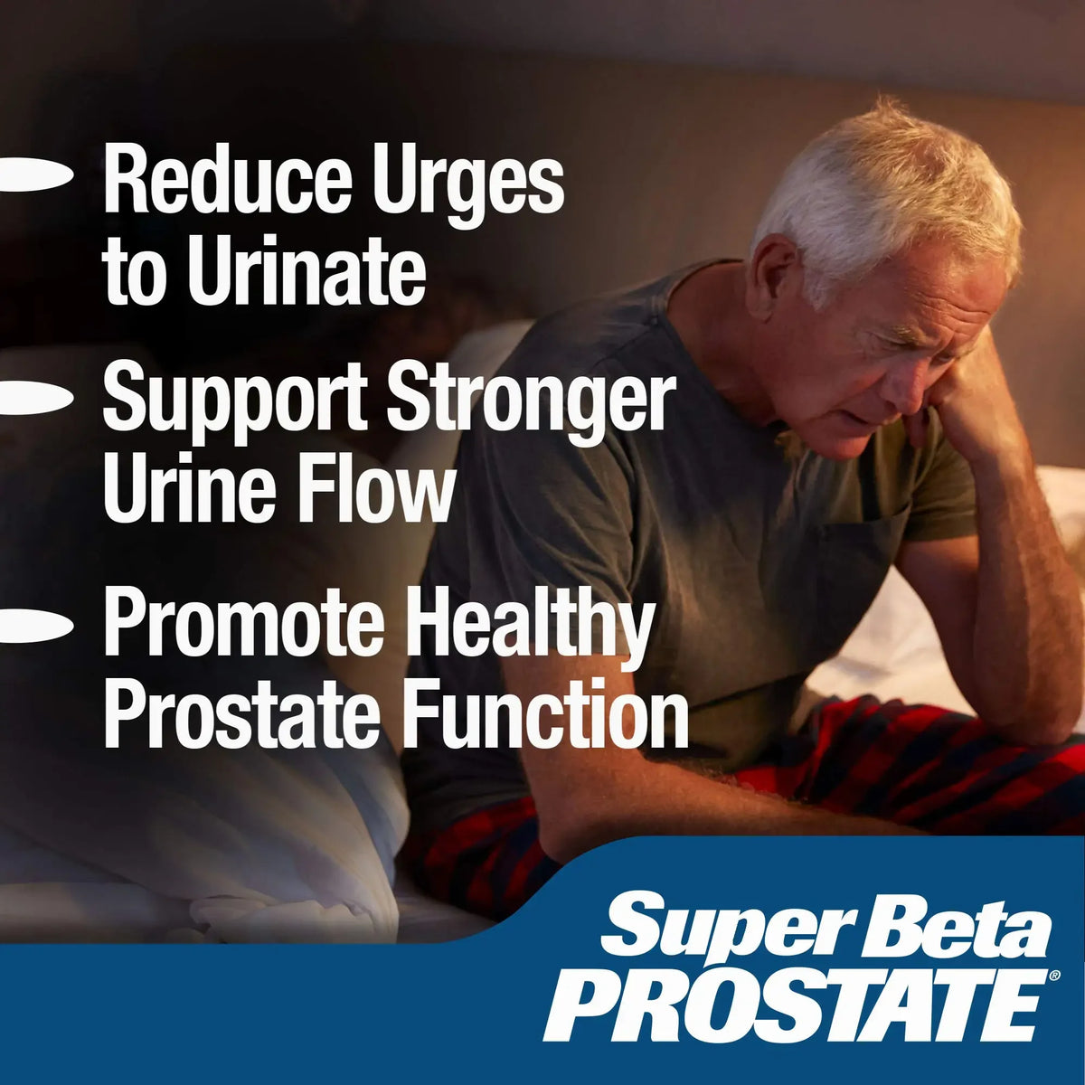 New Vitality Super Beta Prostate Support Supplement for Men's Health - Reduce Bathroom Trips, Promote Sleep