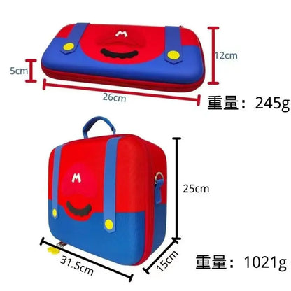 For Switch 2 EVA Storage Bag Portable Travel Carrying Bag Protective Case for NS Switch Game Accessories Host Protection Bag