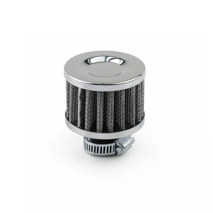 R-EP Car Air Filter 12mm 25mm for Motorcycle Cold Air Intake High Flow Crankcase Vent Cover Mini Breather Filters Universal