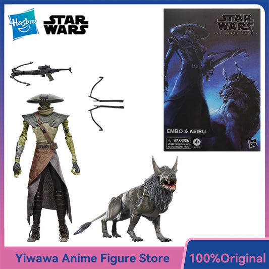 In-Stock Original Hasbro STAR WARS The Black Series Embo & Keibu (The Mandalorian and Grogu) 15cm Deluxe Action Figure Model Toy