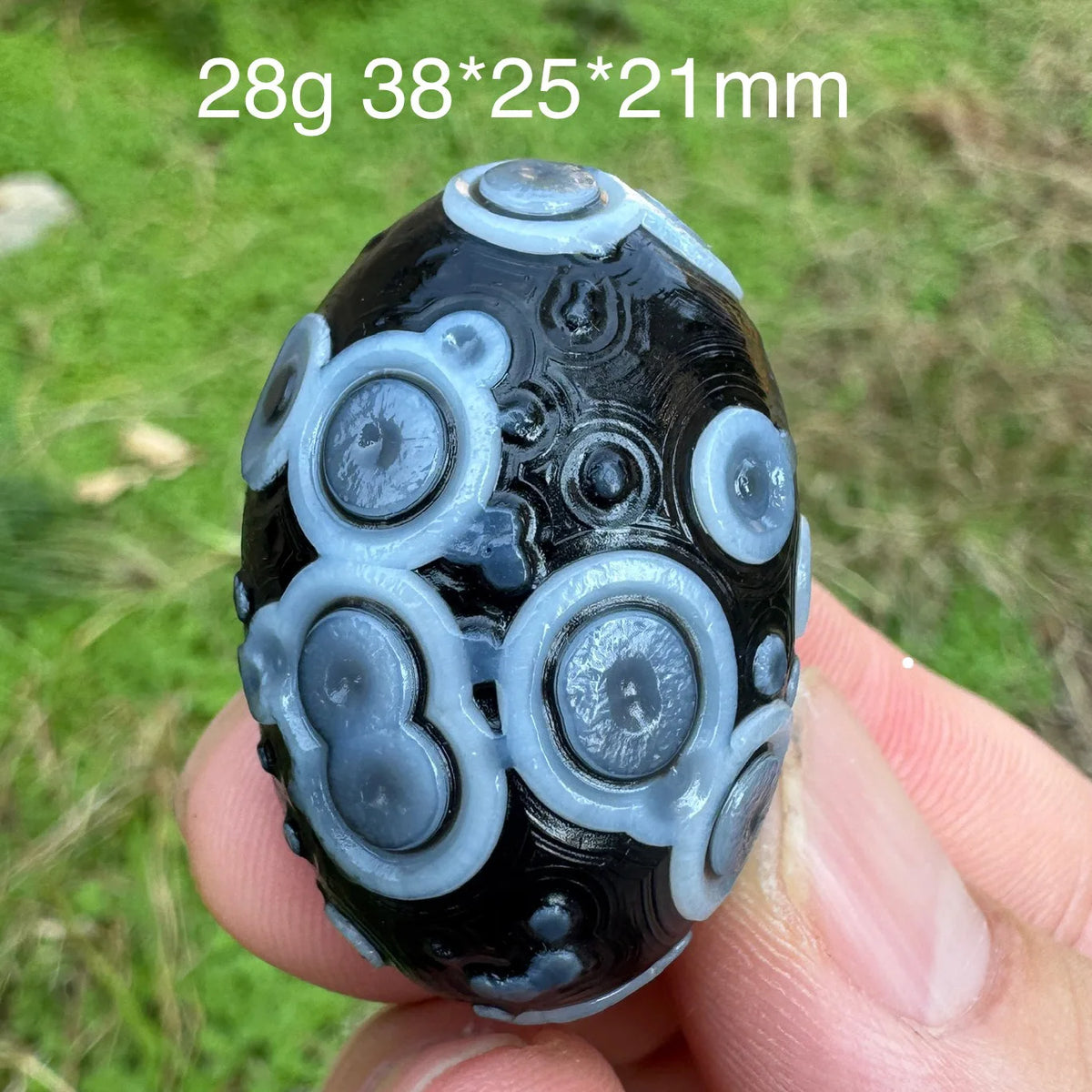 Natural Sardonyx Black Agate Alxa Gobi Eye Rock Mineral Specimen Energy Crystal Chakra Reiki Healing Stone Garden Decor DD1-8