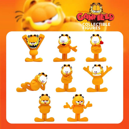 1PC Garfield Officially Licensed 3D Figurine Blind Bag Cute Character Doll Random One Desk Display Ornament Fun Collectible
