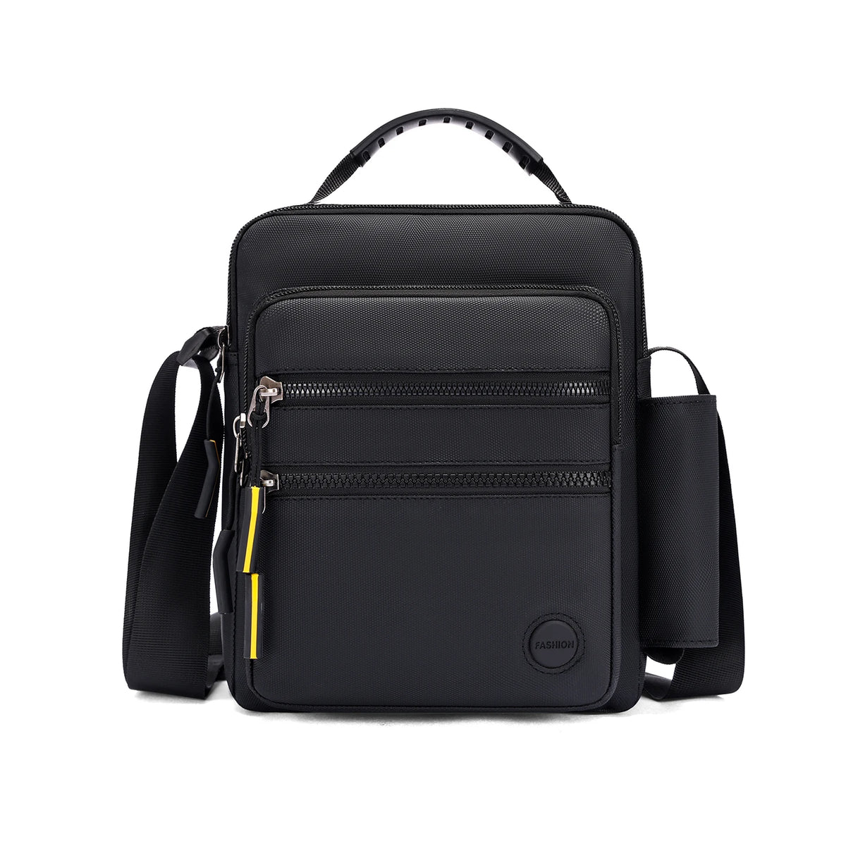 Crossbody Bag Men Nylon Large Capacity Multi Layer Waterproof Shoulder Bag for Business Leisure Work Travel Daily Commute