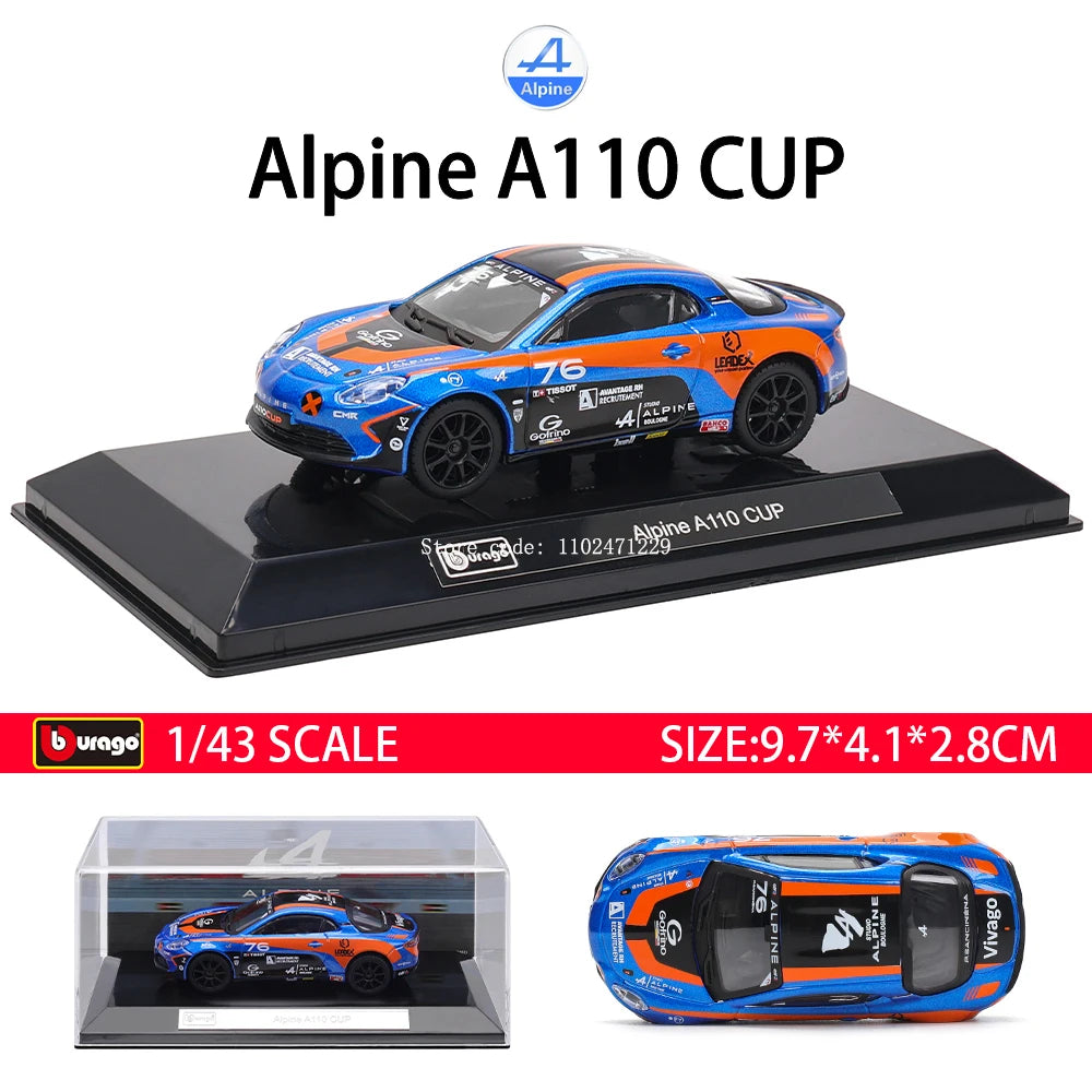 Bburago 1:43 WRC Toyota GR Yaris Rally1 Hybrid Rovanpera #69 Ogier #17 Alloy Luxury Vehicle Diecast Pull Back Cars Model Toy