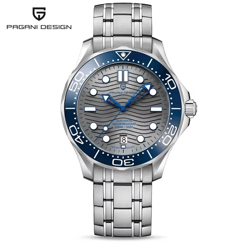 PAGANI DESIGN 2025 New Diving Men's Watches Luxury NH35 Automatic Watch For Man Mechanical Wristwatches AR Sapphire Waterproof