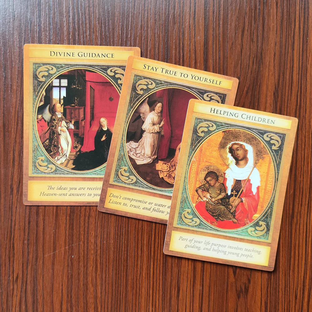 4.72x3.43inch Archangel Gabriel Oracle Cards - 44-Card , English Edition, Boxed with