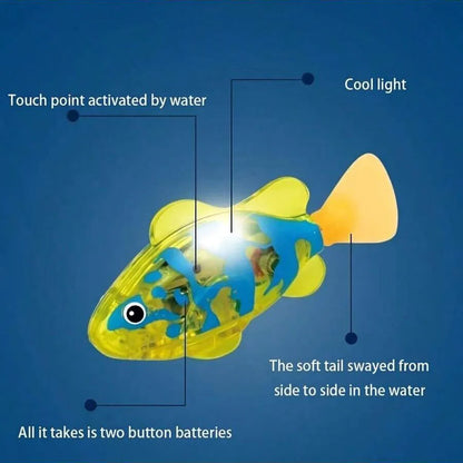 Photosensitive Swimming Clownfish, Realistic Electric Pet Robotic Fish, Aquarium Decoration, Cat Teasing Robotic Fish, Sea Fishi