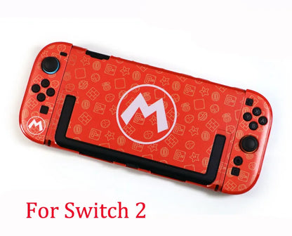 Crystal Clear Hard Case for Nintendo Switch 2, Full Body PC Shell Protector, Front & Back Cover for NS2 Joy-Con Controller