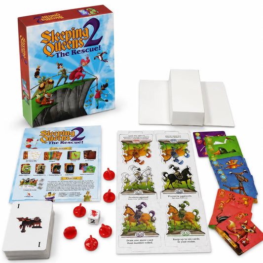 Sleeping Queens 2 The Rescue Fantasy Card Game Kids Strategy Adventure Family Party Travel English Version