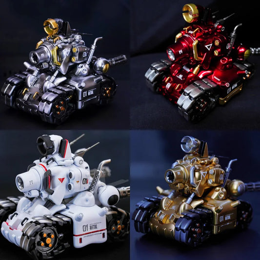 New 1/35 Video Computer Game Metal Slug Tank Battle Scene Heroes Enemy Captive Painted Mini Cute Collection Assemble Model Toys
