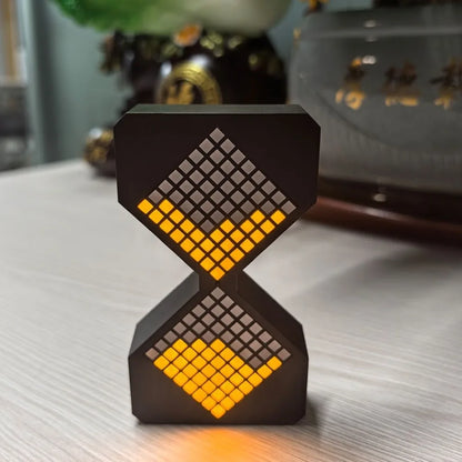 Cyber Style LED Electronic Hourglass with Gravity Sensing 1-30 Min Timer DIY Digital Sand Clock Technology Sense Decompress