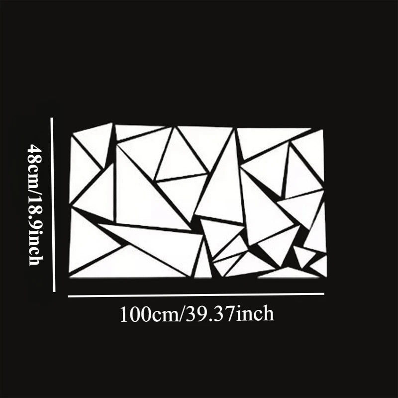1pc Freestanding Triangles Graphics Car Sticker Decal Decoration SUV Truck Vehicle Camping Rv Vinyl car modification Sticker