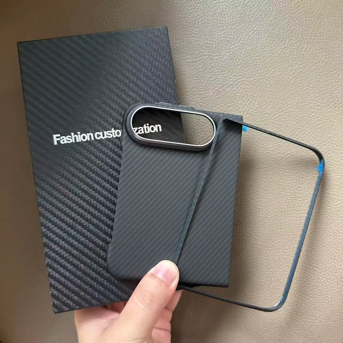 Suitable for iPhone Duo Aramid Carbon Fiber PC Case, Suitable for Magsafe Magnetic Ultra Thin Armor Case for iPhone Ultra