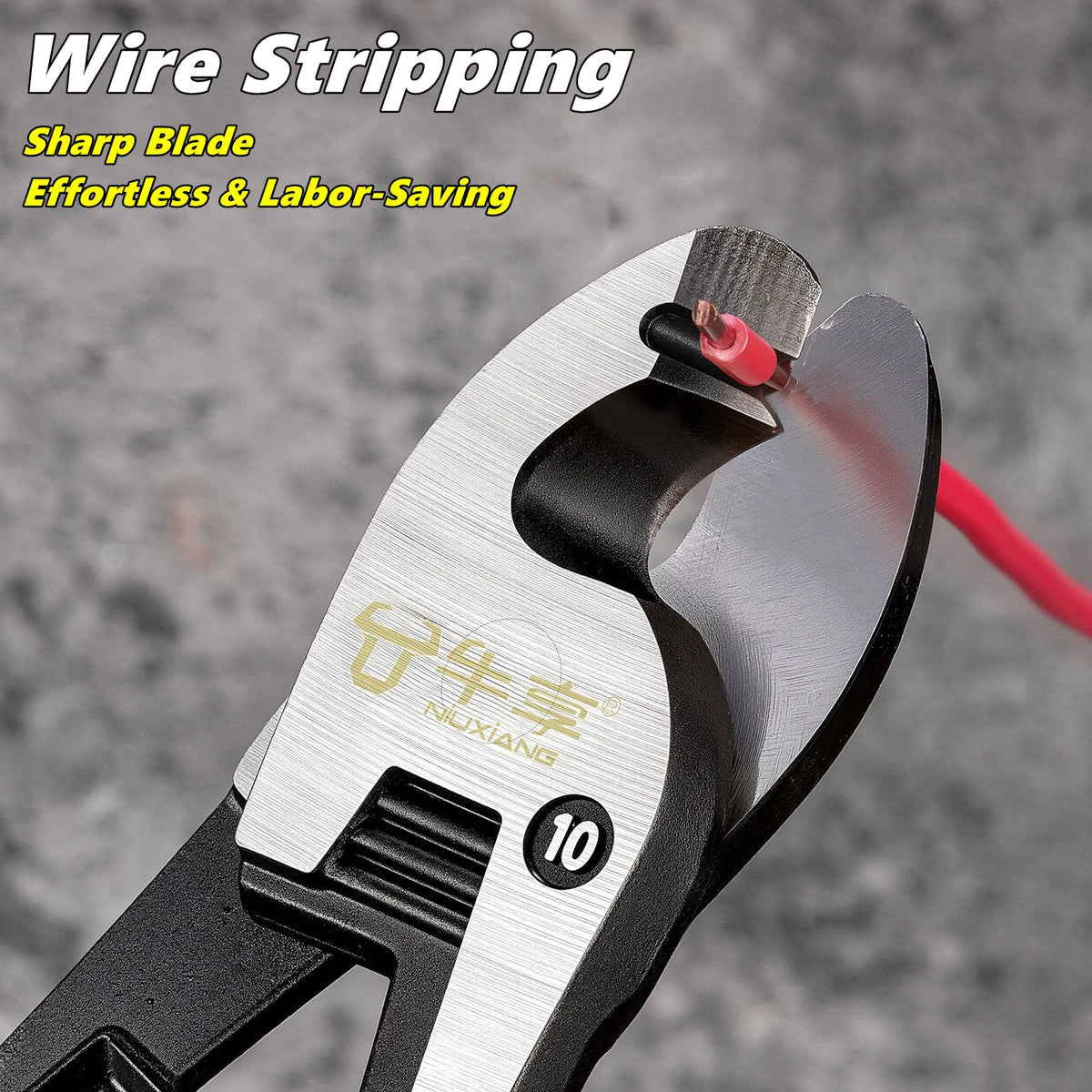 Multifunctional 6/8/10 inch Cable Cutter Electrician Professional Wire Cable Cutter Stripper Pliers Hand Tool Cable Scissors