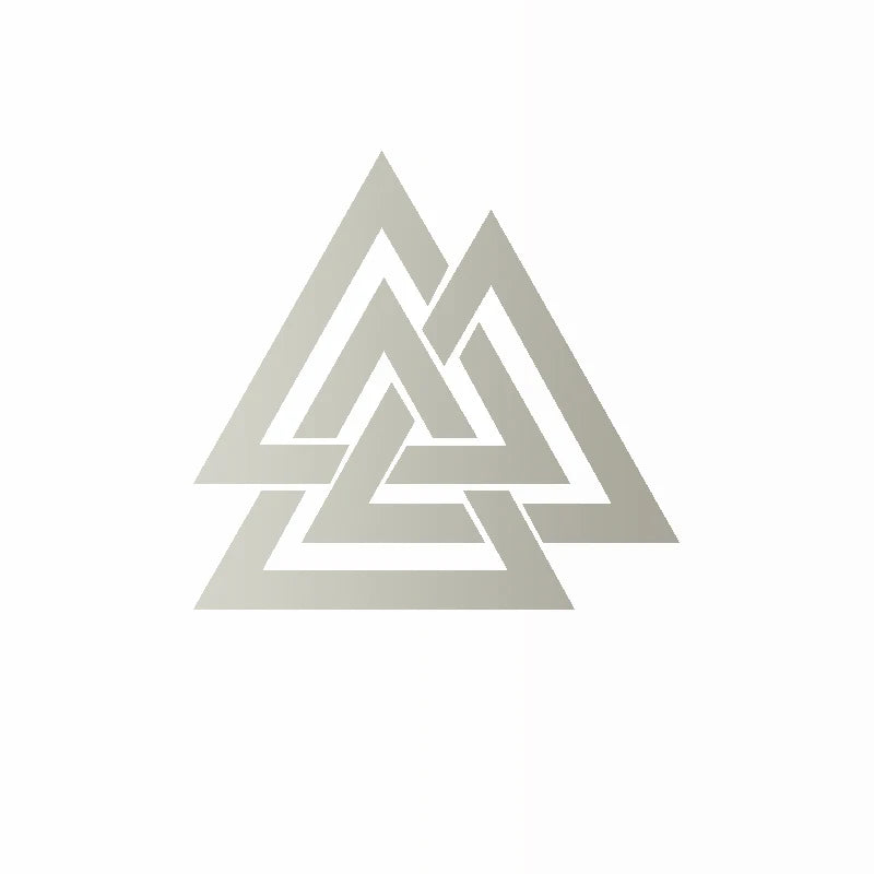 Valknut Vinyl CAR DECAL Pagan Odin Asatru Norse Viking Sticker Car Window Decor Laptop Decals for Apple MacBook Decoration