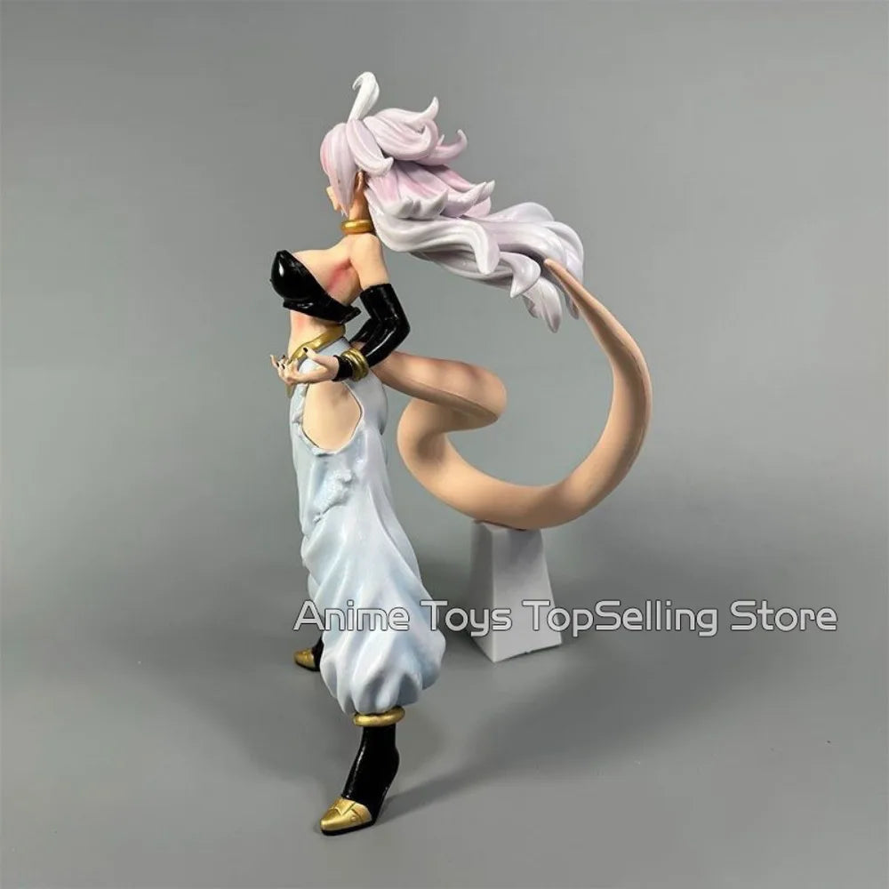 28cm Anime Dragon Ball Z Figurine Android #21 Majin Buu Figure PVC Statue Collectible Model Toys Gifts