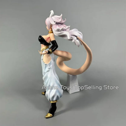 28cm Anime Dragon Ball Z Figurine Android #21 Majin Buu Figure PVC Statue Collectible Model Toys Gifts