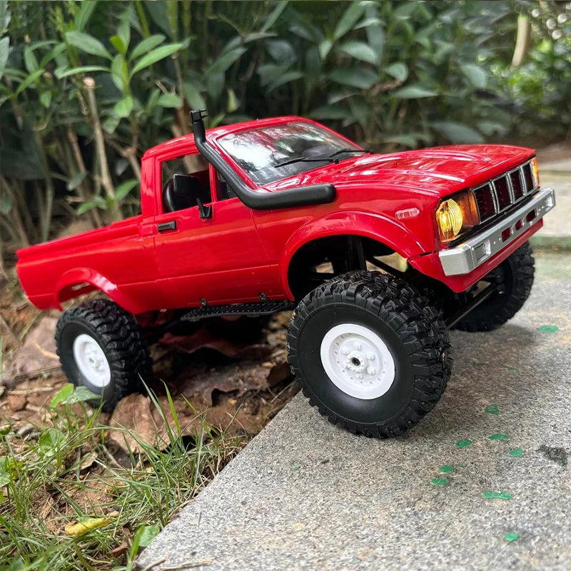1:16 WPL-C24 RC Off-Road Climbing Truck 4WD All Terrain Remote Control Pickup Car High Torque Motor Electric Hobby Toy Boy Gifts