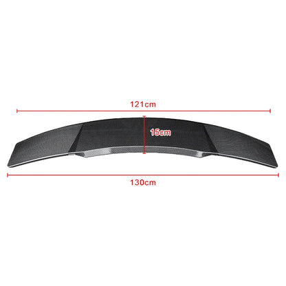Universal Intelligent Electric Lift Spoiler Led Light Trunk Wing Lip ABS Carbon Fiber Car Modification For Hatchback & Sedan