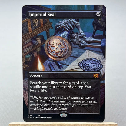 2X2 HOLO9-001 Tcg Proxy Cards Phyrexian Altar Imperial Seal Mana Vault Dockside Extortionist Damnation Force of Negation