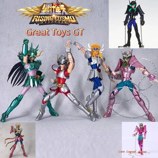 Stock Great Toys GT Saint Seiya Myth Cloth EX Andromeda Shun Hyoga Cygnus V1 25th Bronze Hades Zodiac Knights Action Figure In
