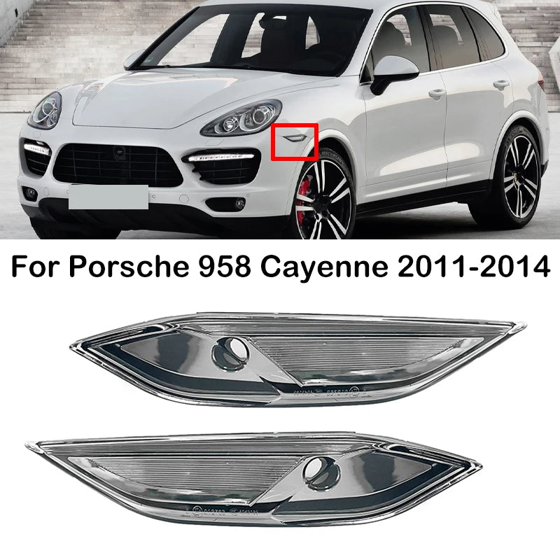 For Porsche 958 Cayenne 2011 2012 2013 2014 Car Left Right Side Marker Light Turn Signal Lamp Car Lights 95863107100 95863107200
