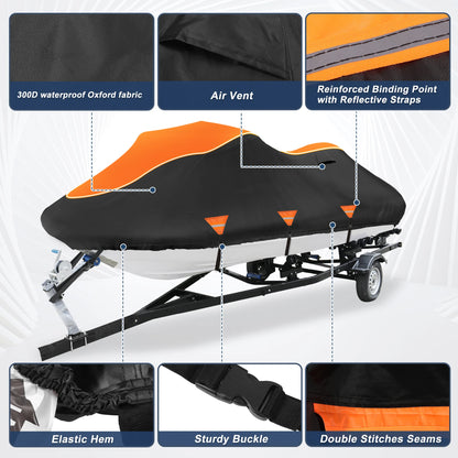 UXCELL Waterproof Oxford for Jet Ski Cover Waterproof for Sea-doo Spark 2up/Trixx 2up
