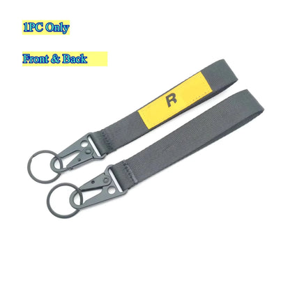 Auto Motorcycle Nylon Key Strap Embroidery Lanyard Keyring for Rockstar Game GTA 5 Fans Keychain Accessories