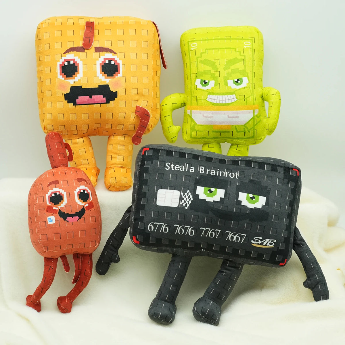New Stealing Brainrot Plush Toys Cute Fortunu Cashuru Plush Doll Fun Cat Dragon Plushie Game Stuffed Doll Birthday Gift