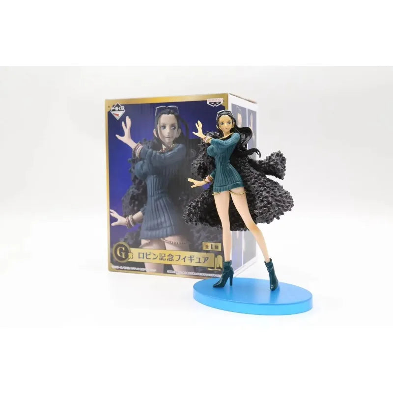 20th Anniversary One Piece Anime Figure Blue Ver.Luffy Zoro Chopper Sanji Robin Franky Usopp Nami Brook Action Figure Model Toy