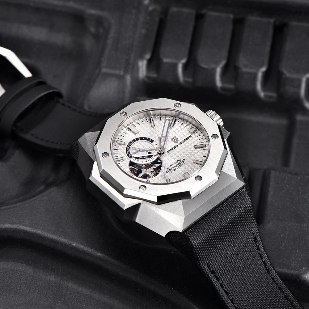 Pagani Design Men's Mechanical Watch NH39 Movement Top Notch Sapphire Stainless Steel 100m Waterproof Men's Automatic Watch