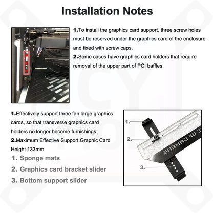 LCD GPU Bracket RGB VGA Support 2.2 Inch Display Temperature Detection ROG Graphics Cards Stand Video Card Holder AURA SYNC MOD
