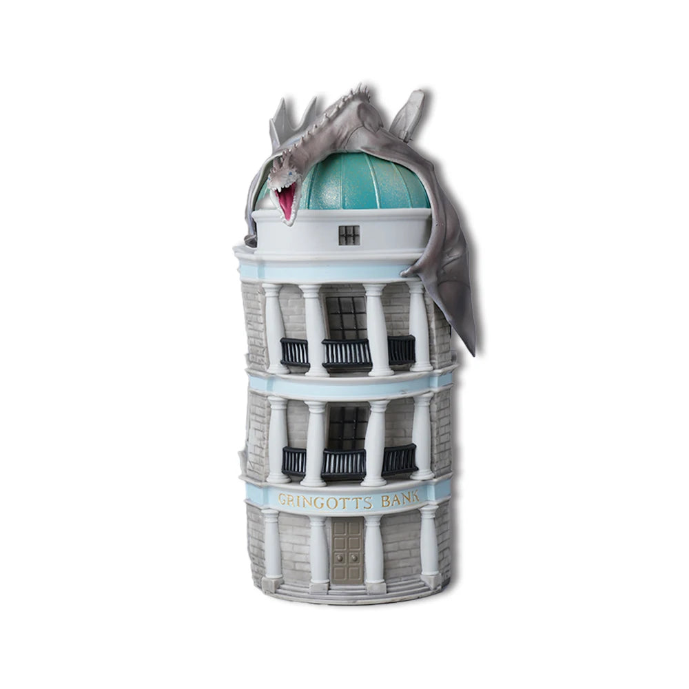 Harry Potter Officially Licensed PVC Piggy Bank Gringotts Bank Figurine Money Box Collectible Desktop Organizer Home Decor