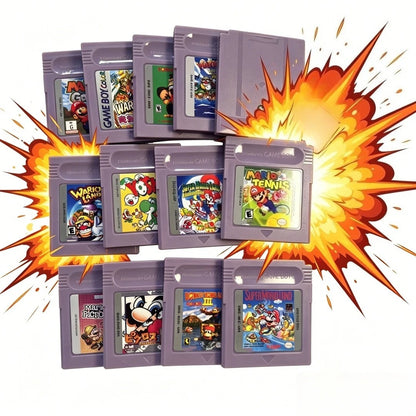 New GBC 16 Bit Game Video Game Cartridge Console16 Bit Game Card Wario Land Donkey Kong Wario Land 2 Yoshi for GBC/GBA Mario