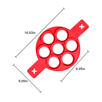 Silicone Egg Pancake Ring Nonstick Pancake Maker Mold Silicone Egg Cooker fried Shaper Omelet Moulds Kitchen Baking Accessories
