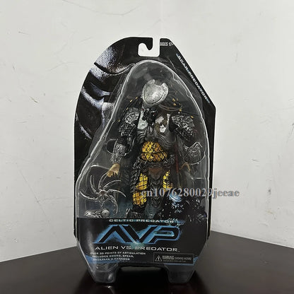 In Stock Celtic Predator Masked Scar Predator Figure Alien Action Figure Toys Collection Model Toys Joint Movable Gift for Kids