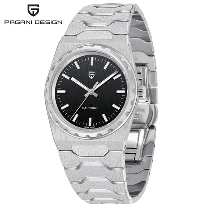 PAGANI DESIGN 2026 New V2 7mm Fashionable Quartz Watch 10Bar Waterproof Gift Leather sapphire C3 Two Pointers Reloj Hombre Watch
