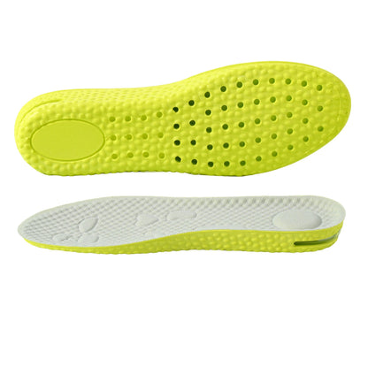 1Pair/3Pairs Height Increasing Insoles with Air Cushion Latex High Elasticity Comfortable Shoe Inserts for Comfort
