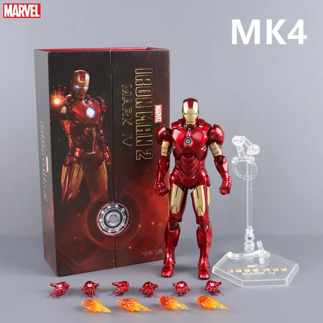 ZD Iron Man Figure Legends Iron Man Mk41 Mk47 Tank MK24 Iron Patriot 2.0 MK35 Red Snapper 1/10 Scale Iron Man Collections Gift