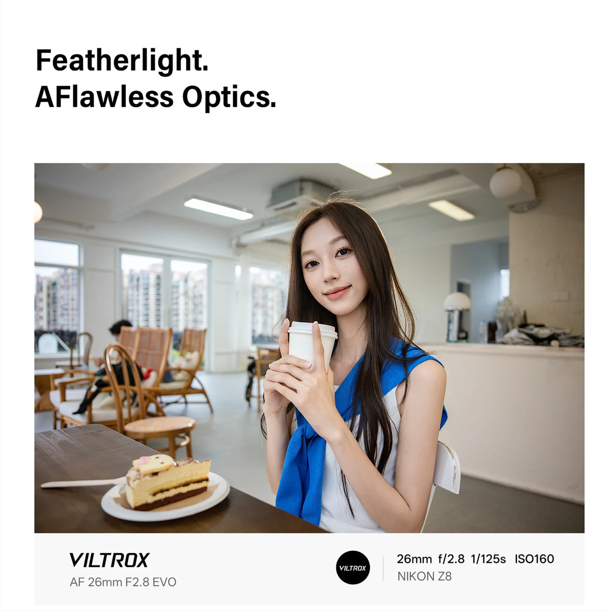 Viltrox 26mm f2.8 EVO Full Frame Pancake Lens Camera Large Aperture Ultra Wide Angle Auto Focus for Sony A7C Nikon Z6 III Z5 III