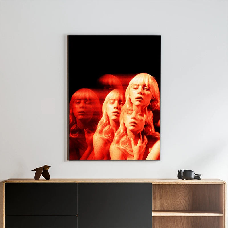 Hot High Burning Singer B-Billies Series Poster Print Canvas Art Picture Home For Living Room Wall Decor Gift Frameless Painting
