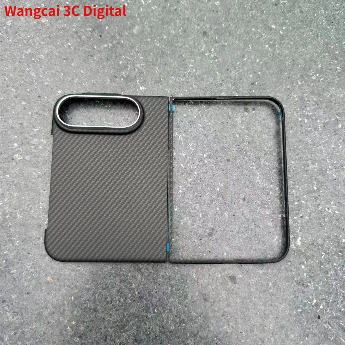 For iPhone Duo Ultra Thin 600D Carbon Fiber Textured Magnetic Case for iPhone Ultra 18 Fold Case for Magsafe Magnetic Case