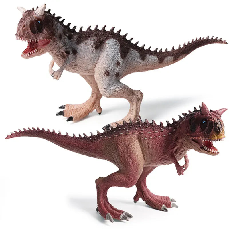 Simulation Jurassic World Carnotaurus Dinosaur Figure Solid Realistic Horned Bull Dinosaur Model PVC Animal Figurines Cognitive