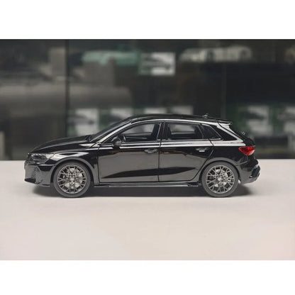 Diecast NOREV 1/18 Scale RS3 Audi 2025 Black Alloy Car Model