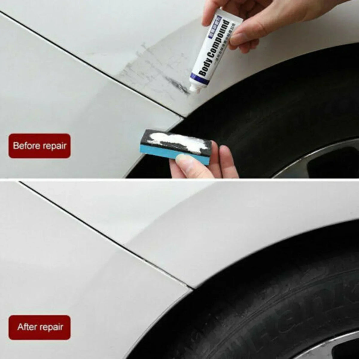 1Set Car Scratch Remover Paint Repair Kit Auto Body Compound Polishing Paste Paint Care Repairing Tools Auto Accessories