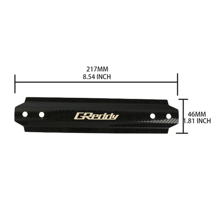 JDM New Greddy Style Racing Carbon Fiber Aluminum Car Battery Tie Down Mount Bracket Brace Bar For Universal Auto Car Accessorie