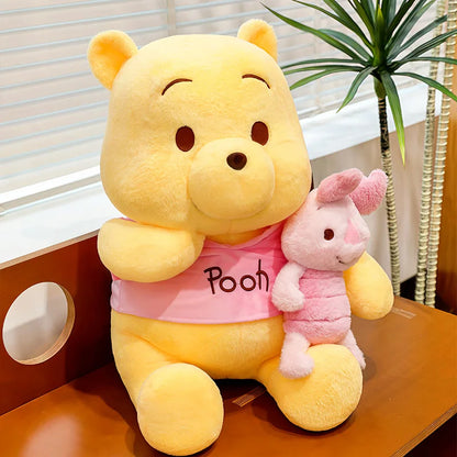 30/45/60cm Winnie Plush Toy Cute Little Bear Doll Cartoon Cute Stuffed Doll Accompany Decoration Home Decor Toy Birthday Gift