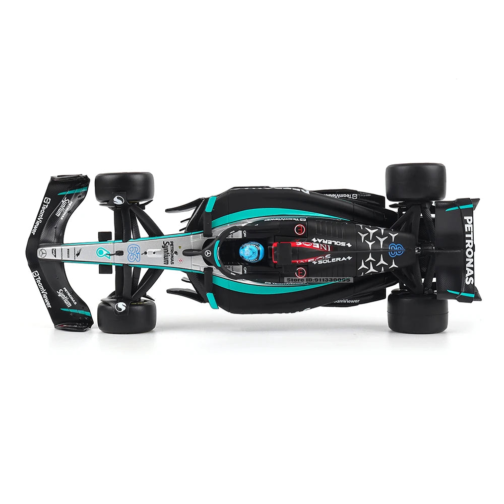 Bburago 1:24 2022~2025 Mercedes W15 44# Hamilton 63# Russell F1 series various styles Red Bull Ferrari McLaren Alloy car model