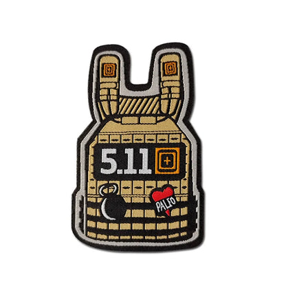3D PVC Military Tactical Embroidery Patches Backpack Emblem Applique with Hook Outdoors Morale Armband Badges Clothes Stickers